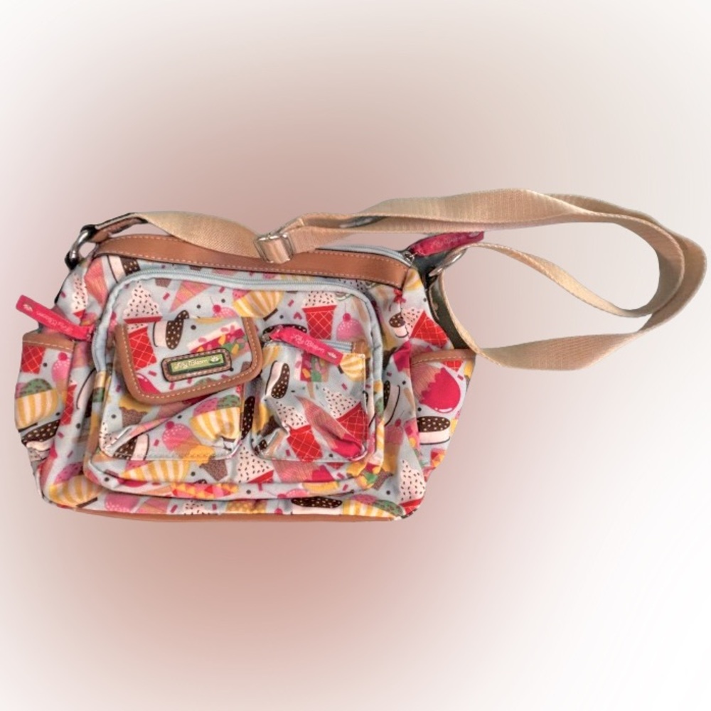 Lily Bloom Ice Cream Print Small Shoulder Bag
